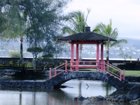 Liliuokalani Park Bridge Hilo, Hawaii